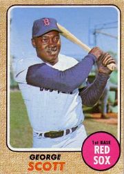 1968 Topps Baseball Cards      233     George Scott